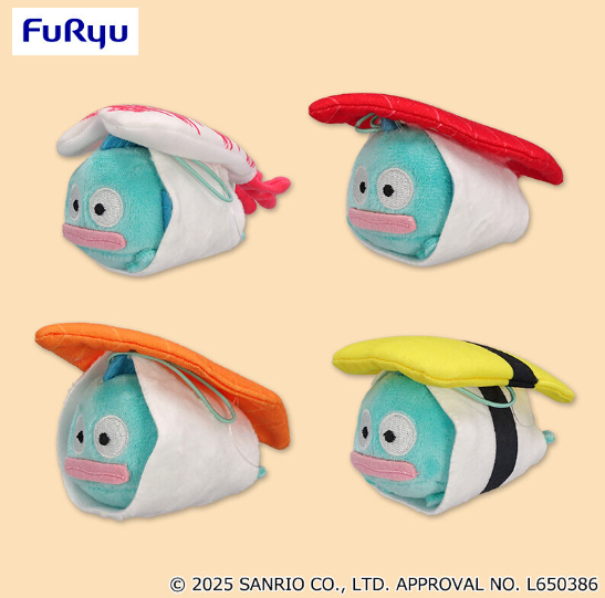 2025/3/1入荷】ハンギョドン ころりんお寿司マスコット | クレーン